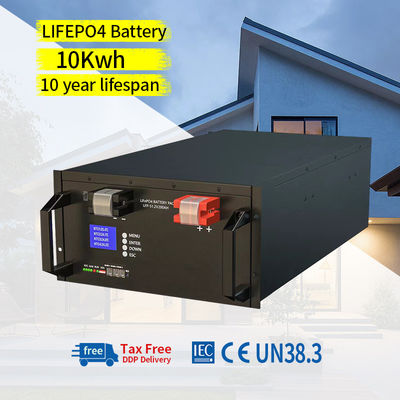 อายุจักรยาน 6000 Times 51.2V 300ah 100Ah Lifepo4 แบตเตอรี่ไอออนลิตியம்สําหรับพลังงานแสงอาทิตย์