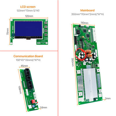 16S 48V Smart BMS สําหรับระบบจอดแสงอาทิตย์ 100A 200A LiFePO4 ระบบจัดการแบตเตอรี่