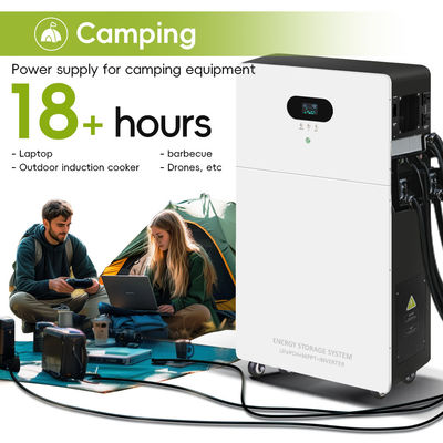 ธนาคารโรงไฟฟ้า All In One Inverter Hybrid Off Grid AC 5kw 10kw 15kw 20kw ระบบแบตเตอรี่เก็บพลังงานแสงอาทิตย์ลิธีโอ LiFePO4