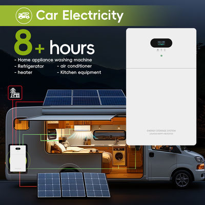 ธนาคารโรงไฟฟ้า All In One Inverter Hybrid Off Grid AC 5kw 10kw 15kw 20kw ระบบแบตเตอรี่เก็บพลังงานแสงอาทิตย์ลิธีโอ LiFePO4
