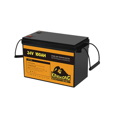 24V 50Ah 60Ah 100Ah 200Ah 230Ah 300Ah 400Ah 460Ah แบตเตอรี่เหล็กลิเดียม LiFePo4 พร้อม BMS