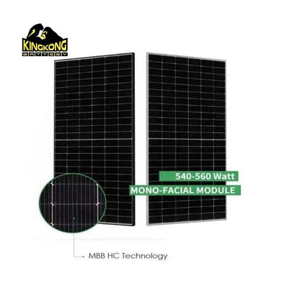 ขนาดเซลล์ 182 มม โมโนคริสตัลไลน์ ไทเกอร์ โปร 550W 540W แผ่นแสงอาทิตย์ สําหรับระบบพลังงานแสงอาทิตย์