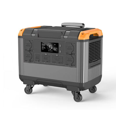 LiFePO4 แบตเตอรี่ EU 230V บ้าน UPS 3000W เครื่องผลิตแสงอาทิตย์สําหรับการตั้งแคมป์และความต้องการฉุกเฉิน