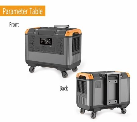 LiFePO4 แบตเตอรี่ EU 230V บ้าน UPS 3000W เครื่องผลิตแสงอาทิตย์สําหรับการตั้งแคมป์และความต้องการฉุกเฉิน