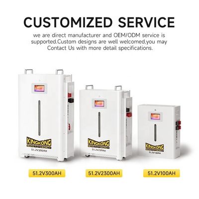 แบตเตอรี่ Solar Lifepo4 48V 100Ah 200Ah 280Ah