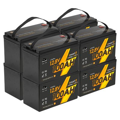12V 12.8V 24V 48V โวลต์ 100Ah 120Ah 200Ah 300Ah 400Ah ชาร์จใหม่ ไลฟ์โพ 4 วงจรลึก Li แบตเตอรี่ลิตিয়ামไอออน ปิด