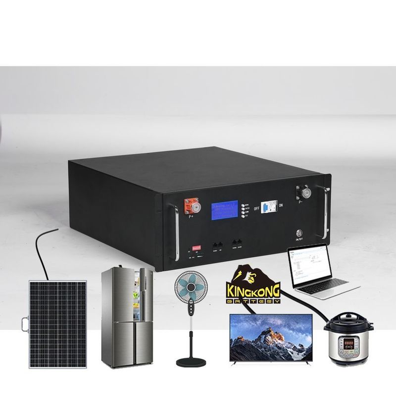 IP55 OEM 48V 100AH แบตเตอรี่ LiFePO4 สําหรับการเก็บพลังงาน 10-20 KWh ระยะกําลังผลิต
