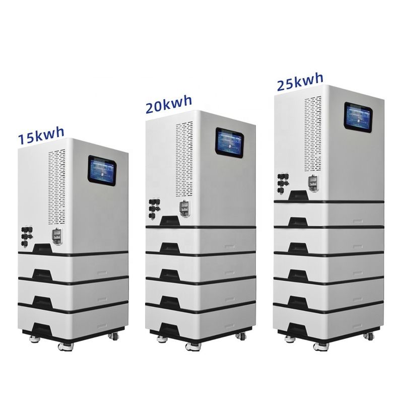 การเชื่อมต่อเครือข่ายไฮบริด แบตเตอรี่เก็บพลังงานที่สมาร์ท 10kw 15kw 20kw 30kw 35kw
