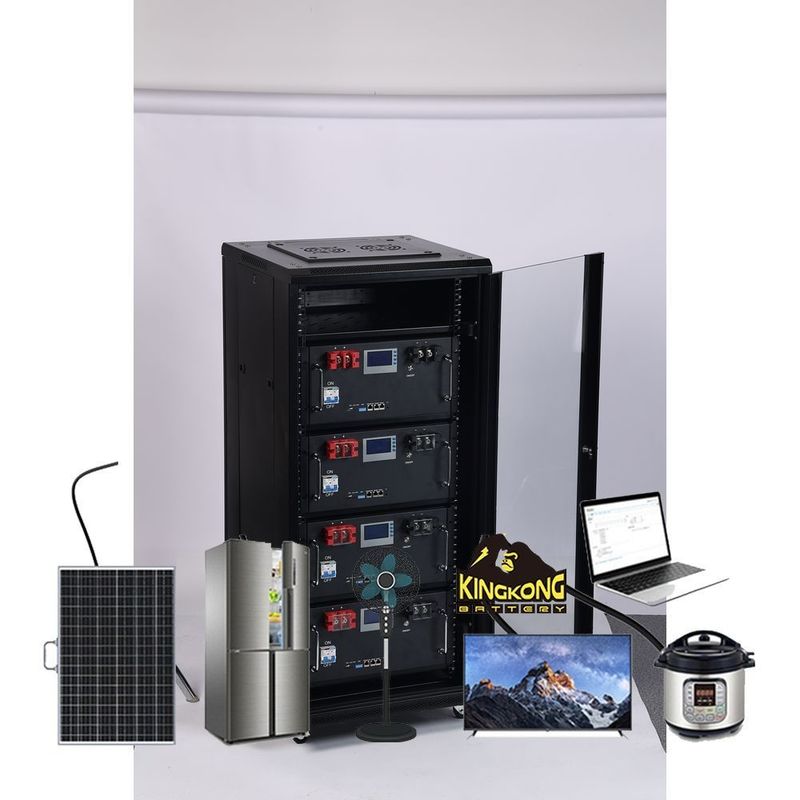 แพ็คแบตเตอรี่แสงอาทิตย์ Li-Ion ขนาด 48V 200AH สําหรับการเก็บพลังงานใน Rack Server