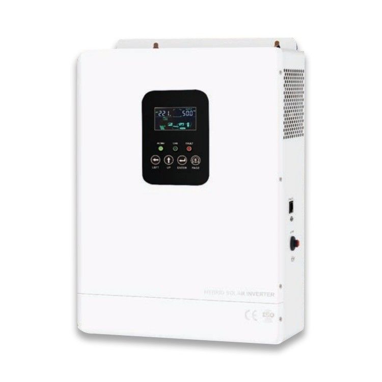 24V 48V Pure Sine Wave Hybrid Solar Inverter 4 6KW 7KW 8KW 10KW การออกแบบคู่ 420*310*110M