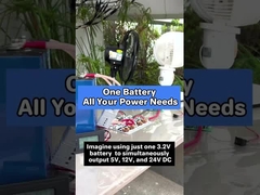 แบตเตอรี่ 3.2V แรงไฟฟ้า 5V / 12V / 24V DC & 110V / 220V AC