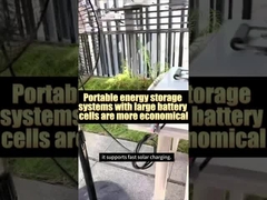 ระบบเก็บพลังงานแบบพกพาที่มีแบตเตอรี่ แพ็คพัค ใช้ได้ง่าย และมีขนาดใหญ่