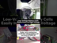 3.2V→220V การทดสอบ: อินเวอร์เตอร์ MPPT จัดการกระแสการเริ่มต้นสูงของพัดลม