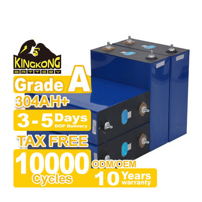 KingKong แบตเตอรี่ OEM/ODM 304ah 320ah Lf280k 3.2v 280ah แบตเตอรี่เก็บพลังงาน Lifepo4