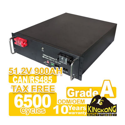 แบตเตอรี่เก็บพลังงานแสงอาทิตย์ลิตยูม 48V 150Ah 6000 Cycles สําหรับสถานีฐานโทรคมนาคม