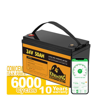 วัสดุ Anode LFP 12kg 100ah 200ah 300ah 12v 24v 36v แบตเตอรี่ลิตিয়ামไอออนสําหรับเรือ / RV