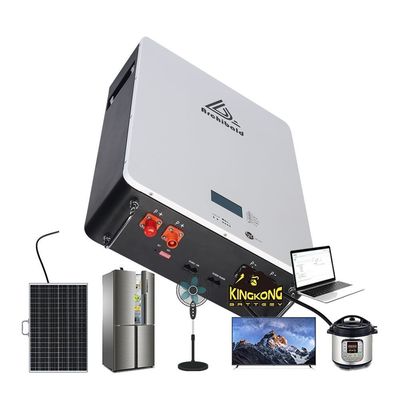 ระบบพลังงานไฟฟ้า 48V 200Ah แบตเตอรี่ลิทธิียมไอออน 10Kwh แบตเตอรี่ LiFePo4 สําหรับการเก็บพลังงานแสงอาทิตย์