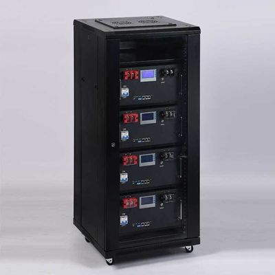 51.2v บ้านเก็บพลังงาน แบตเตอรี่ไอออนลิเดียมับการสื่อสาร RS232/RS485/CAN