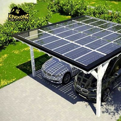 การออกแบบที่ทันสมัย PV ระบบการติดตั้งรถคาร์พอร์ตแสงอาทิตย์