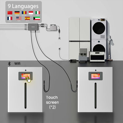 แบตเตอรี่ที่ดีที่สุดสําหรับพลังงานแสงอาทิตย์ ระบบแบตเตอรี่ที่เก็บพลังงาน 5kwh 10kwh 15kwh 20kwh ไลธิਅਮไอออนที่มีการเก็บแบตเตอรี่ไฟฟ้า